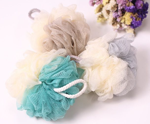 Nordic Loofahs Shower Ball Sponge Mesh Pouf Shower Ball Sponge Bath Ball Span Bola Mandian