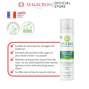 Magicboo Olysee Detox / Freshness Dry Shampoo Spray - 200ml