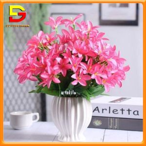 Bình Hoa Hồng Pháp Bình Hoa Mẫu Đơn Cắm Sẵn Nhiều Màu Sắc Trang Trí Nhà Cửa DG-444