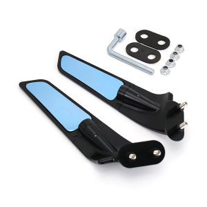 Suitable for Bmw S1000RR 2009-2018 Motorcycle modification accessories: adjustable rotating rearview mirror with wind deflector