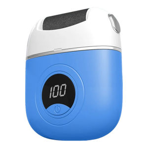 Electric Foot Grinder Rechargeable Callus Dead Skin Remover with LED Light and 2 Roller Heads Foot Scrub Shaver