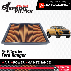 Sprint Filter P08 for Ford Ranger 2.0 Bi-Turbo 2018 - 2022 Engine Air Filter Drop In Filter