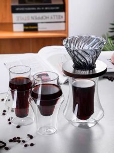 [พร้อมส่ง] High Life แก้วกาแฟ 2 ชั้น แก้วสองชั้น แก้วกันความร้อน