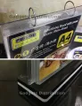 A4 Paper Table Menu Stand Cafe Restaurant with 6 Sleeves Horizontal Vertical Type 2360.1. 