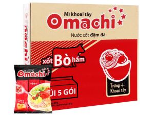 Mì ăn liền OMACHI xốt bò hầm gói 80g