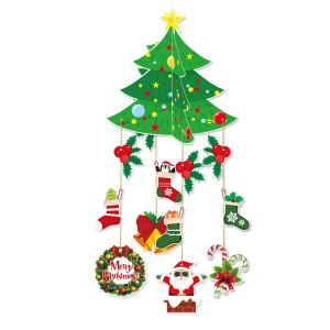 Merry Christmas Decorations Door Ornaments Christmas Tree Ornaments Front Ornaments Atmosphere Decorations Props