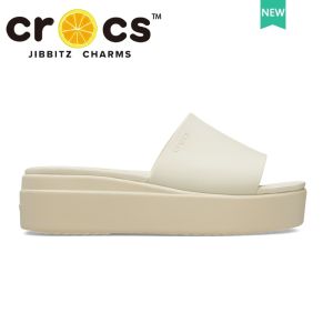 รองเท้า Croc แท้ BROOKLYN SLIDE รองเท้าแตะผู้หญิงรัดส้นสำหรับไปทะเล ทรงสวย สบาย ใส่สะดวก รองรับเท้าอย่างดี น้ำหนักเบา208728