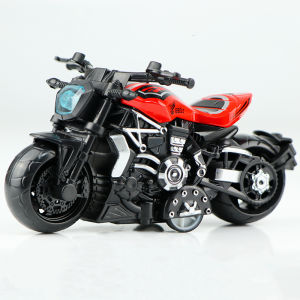 Mini Alloy Motorcycle Toys Simulated Locomotive Diecast Racing Car Children Toy Pull Back Vehicle Boy Kid Christmas Gift