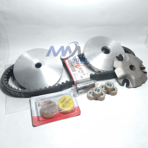 PAKET Vanbelt Kipas Cvt Rumah Roller Mio M3 Mio Z Mio S Fino 125 X ride 125 Soul GT 125 2PH 2SX SET
