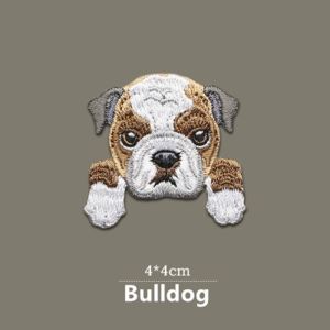 XINSU38 Shiba Iron On Small Dog Applique Clothing Patches Backpack Decoration Patch