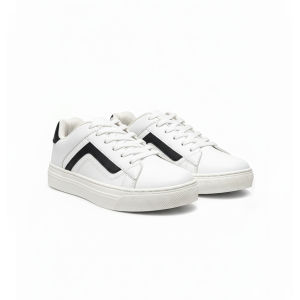 Sepatu Sneakers Pria Dan Wanita Kets Casual Fabrica Putih/Hitam Anti Slip Sepatu Mjc Indonesia