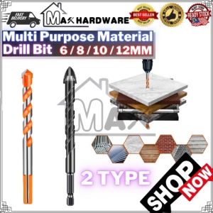 Multi Purpose Material Drill Bit Drilling Porcelain Ceramic Tile Brick Masonry Wall Glass Mirror Wood Mata