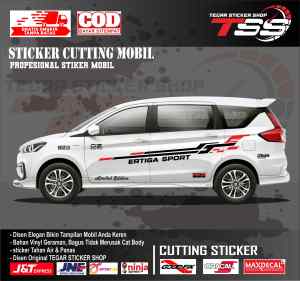 sticker mobil ertiga sticker mobil daihatsu ertiga sticker lis mobil keren sticker motif variasi body mobil