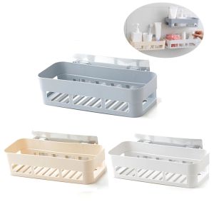 Bathroom Corner Shower Shelf / Wall Hanging Toilet Adhesive Storage Rack / Shampoo Gel Storage Basket / Bedside Sundries Storage Case