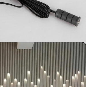 Đèn rọi Đèn Rọi mini đèn rọi vách trang trí đèn rọi lam sóng Đèn rọi decor 8MM - 12V- DC