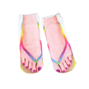 2022 New Creative Slippers Socks Funny Sock 3D Printing Socks Breathable Soft