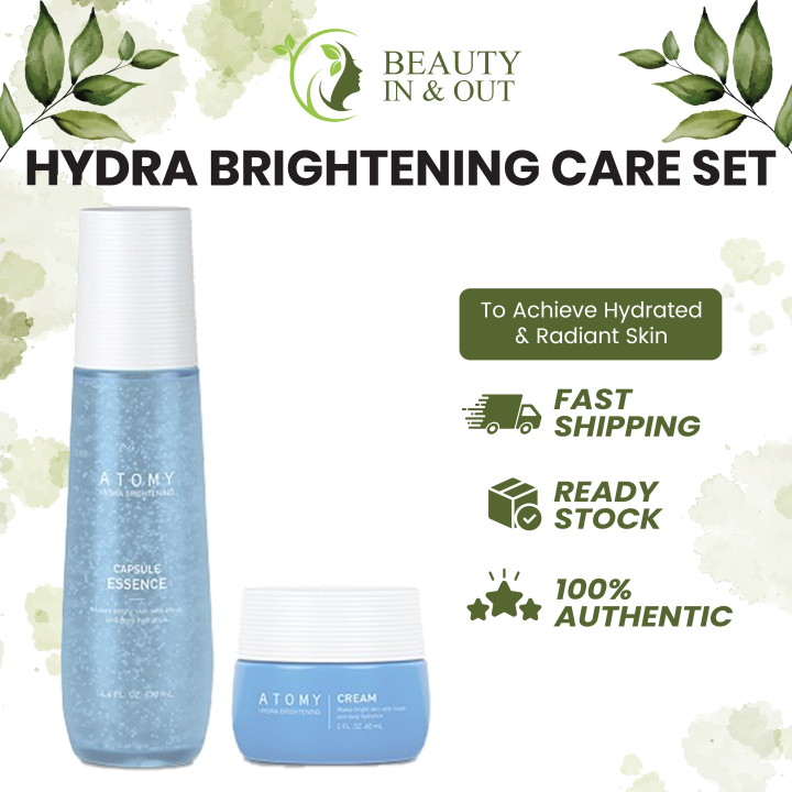 Atomy Hydra Brightening Care Set/Capsule Essence/Cream艾多美水嫩亮白乳霜 /精华液