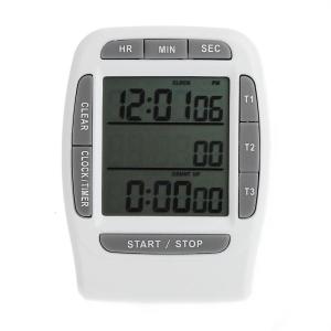 Digital LCD Multi-Channel Timer CountDown Laboratory 3 Channel Timers 99 Hours