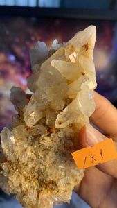 Đá thạch Anh vàng tán sắc pha lê tự nhiên trong suốt vàng Citrine thanh tẩy thiền định tarot cực mạnh Clear Quartz Natural 181