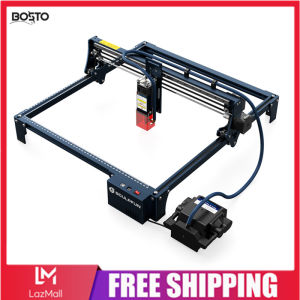 SCULPFUN S30 PRO Laser Engraver with Automatic Air-assist System 10W Engraving Machine with Replaceable Lens Eye Protection Shield 410x400mm Engraving Area for Engraving and Carving Balsa Wood 304 Stainless Steel Aluminum Oxide Acrylic Cardboard