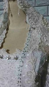 set kebaya brukat kutubaru kebaya brukat akad nikah kebaya kutubaru tunik kebaya premium kebaya termurah + slendang mutiara