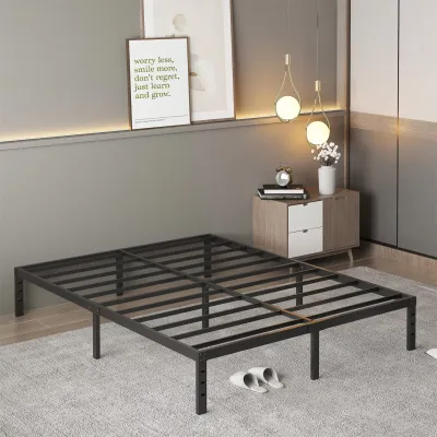 Iron bed Metal bed frame Iron bed Single bed/double bed/queen bed High load-bearing bed frame Bedroom bed frame
