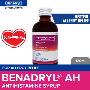Benadryl Syrup 120ml : for allergy relief