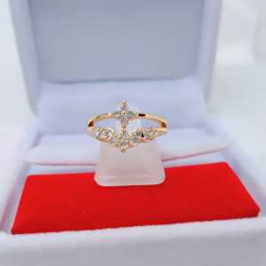 Cincin Wanita Aksesoris Fashion Awet Tahan Lama Anti Karat Cocok Untuk Harian G8-2A