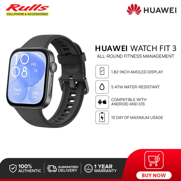 HUAWEI WATCH FIT Smartwatch inch AMOLED ATM water