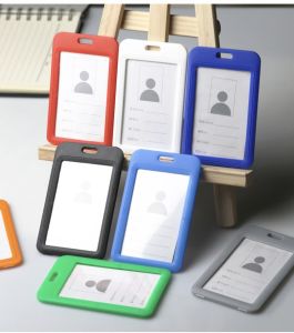 5/10PCS Colorful Double Sided ID Holder Vertical ID card cover ID Protector ID Case for ID Cards