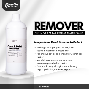 1 Liter remover penghapus noda sepatu kuning dan noda membandel pada karet kulit by dr collor