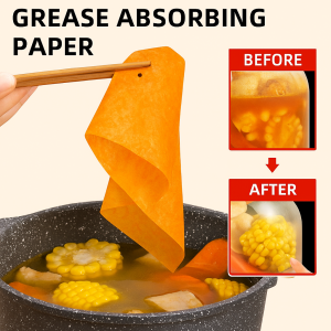 Soup Making Disposable Oil Absorbing Paper Air Fryer Baking Paper Fried Oil Filter Baking Paper Food-Grade Roasting Paper Oven Paper Health Oil Filter Paper 食物煲汤吸油纸