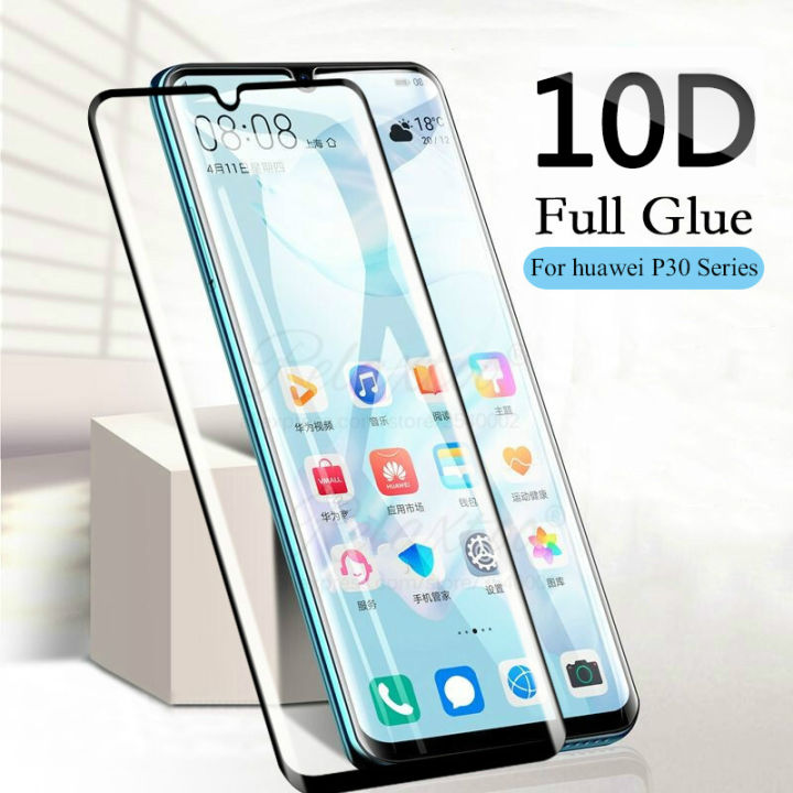 10D Curved Tempered Glass For Huawei P30 pro Lite light Screen