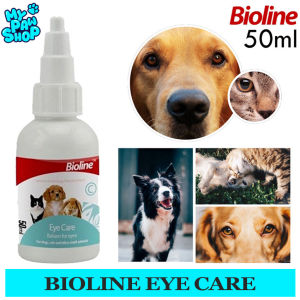 (VARIATION) Eye Care Drops Balsam By Bioline Eye Care for Eyes Dogs Cats etc. Eye Cleaner(Ear care) 50ml