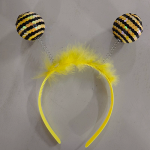 Halloween Bee Headband Bee Tentacle Hair Hoop Animal Cosplay Costume Assesories for Women Girls Party Supplies