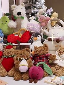 jelycat Plush animal dolls capybara and rabbit designs wedding bed doll wholesale plush toys