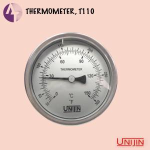 UNIJIN Bimetal Thermometer/Dial Temperature Gauge