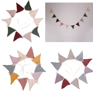 Photography Props for Baby InsStyle Pennant Banners Newborn Photo Posing Garland Photoshoot Props Birthday Party Decors