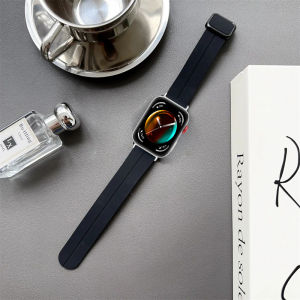 Magnetic D Folding Buckle Silicone Band For Huawei Watch Fit 3 Strap Smartwatch Replacement Watchband Bracelet huawei watch fit3 strap