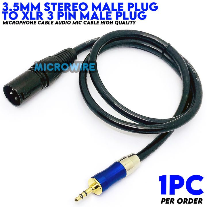 Xlr Y Cable Splitter CablesOnline 6ft Mini-XLR Female To XLR Male Plug Pro Lapel Microphone Cable X 856506 - Foto 8