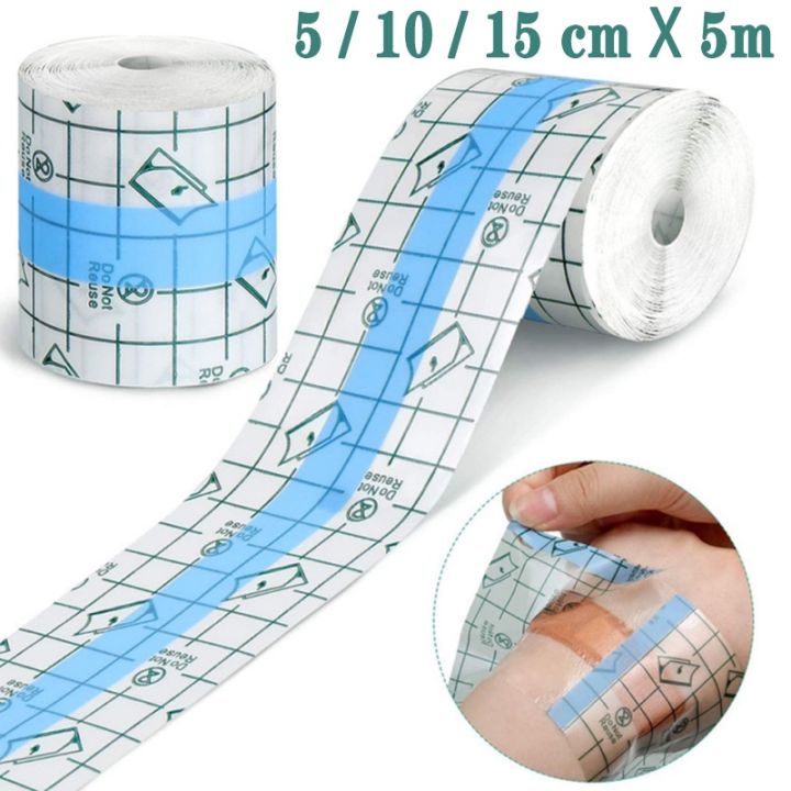 5M Waterproof Medical Tape Transparent PU Adhesive Plaster Anti