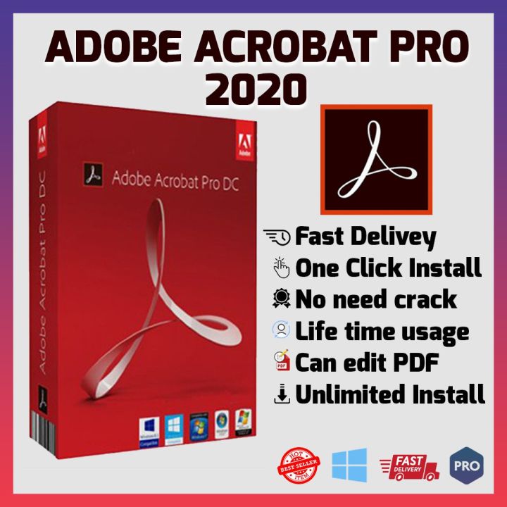 Acrobat PDF Editor Pro DC Lifetime (Windows) | Lazada PH