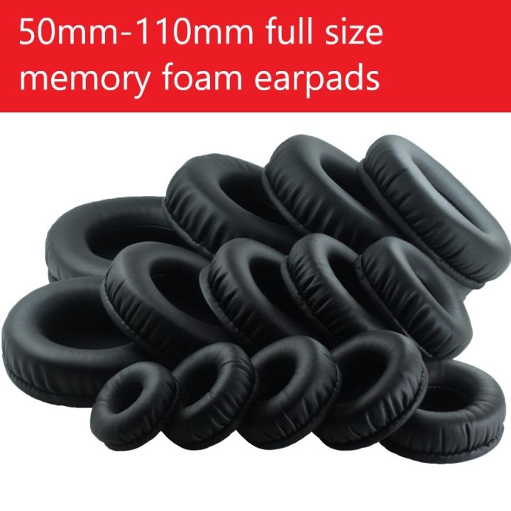 50mm 110mm Replacement Earpads Headphone General Cushion 60mm 70mm 80mm ...