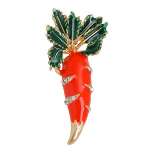 Hmeme เข็มกลัดผลไม้ไข่มุกแฟชั่นเข็มกลัดเชอร์รี่องุ่นน้ำมันหยดพลอยเทียมเข็มกลัดสับปะรดทับทิมดอกบัวเห็ด