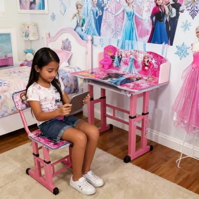 table for kid cartoons Standing Computer DeskAdjustable Laptop Stand Portable Cart Tray Side Table