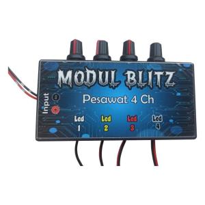 MODUL 4 CHANNELMODUL 4 KABEL MODUL 4 MODE  MODUL BLITZ  PESAWAT   4 CHENEL NYALA MANTENG 12 / 24 VOLT SUDAH DI LENGKAPI RELAY PENGATUR KEDIPAN
