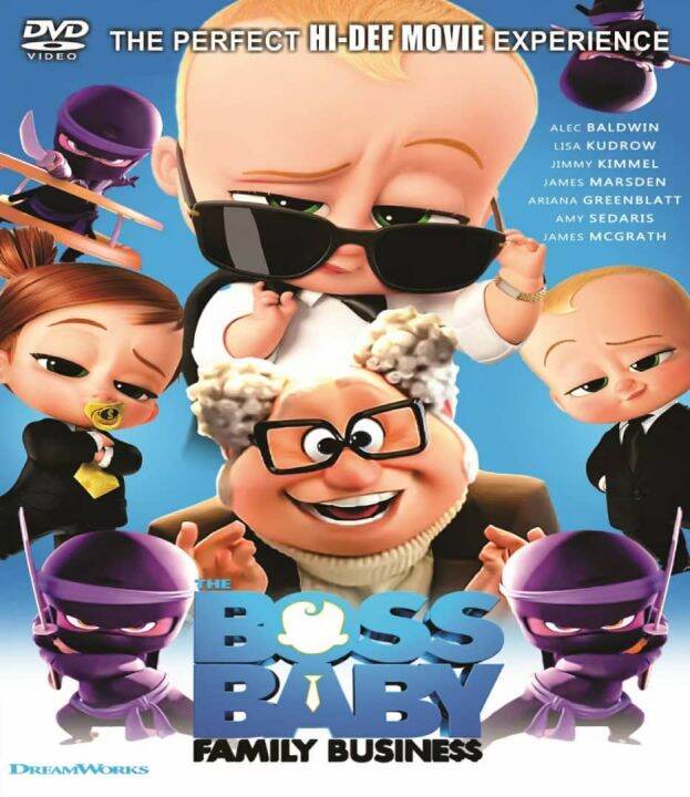 DVD Anime Cartoon Movie The Boss Baby Family Business 2021 Anime