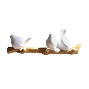 Resin Bird Shaped Hook Easy Installation Living Room Wall Decorations Space Saving Hanger for Kitchen or Bathroom