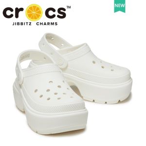 Crocs Stomp Clog Outdoor Thick-Soled Beach Shoes Anti-Slip Heightening#209347