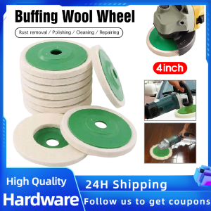 5pcs Wool Buffing Polishing Wheel Felt Pad BuffIng Disc Polishing Sanding Disc Angle Grinder Polishing Wheel Buffing Pad